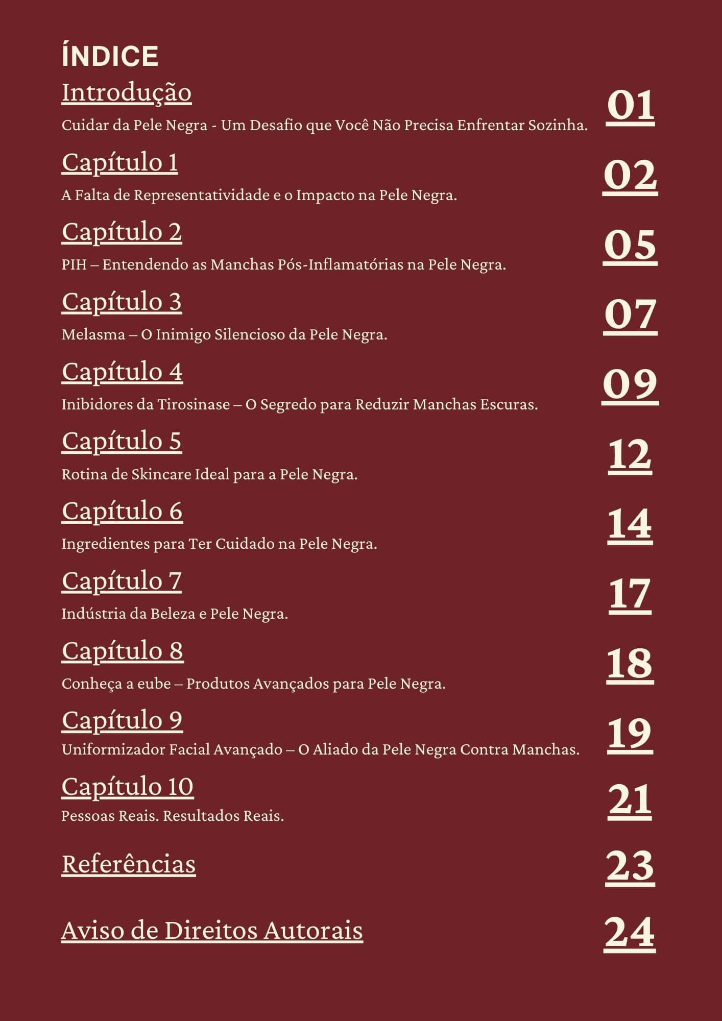 Guia Contra Manchas Pele Negra | E-book